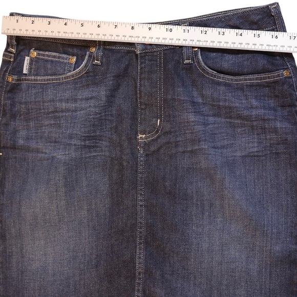 Carhartt Denim Jean Skirt Dark Wash Women’s Size 10 - Picture 6 of 7